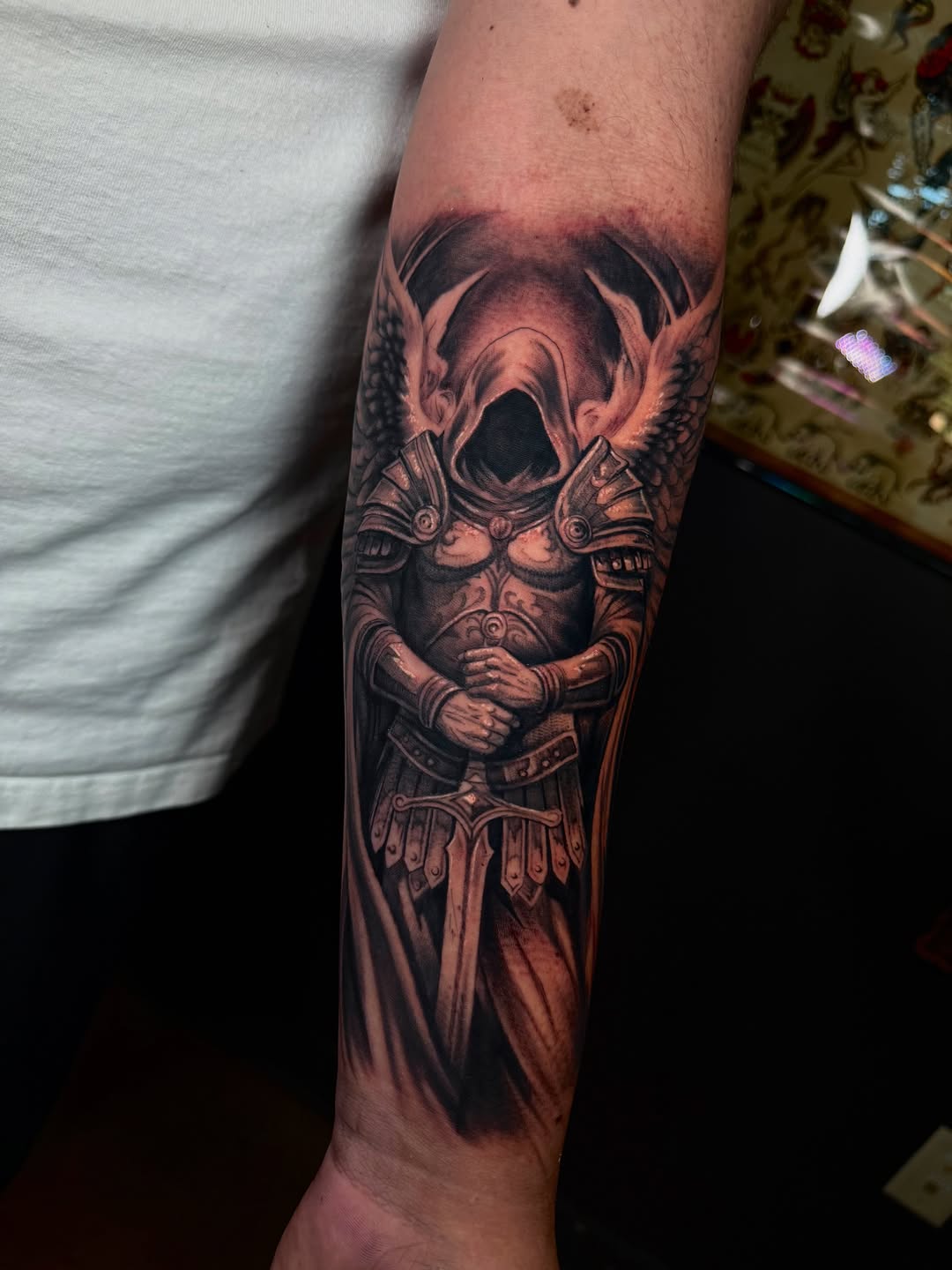Tattoo by @tattedbyhood — realism, black_and_grey