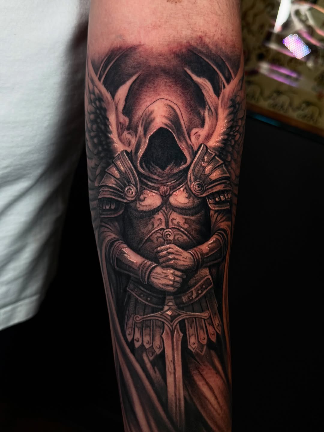 Tattoo by @tattedbyhood — realism, black_and_grey