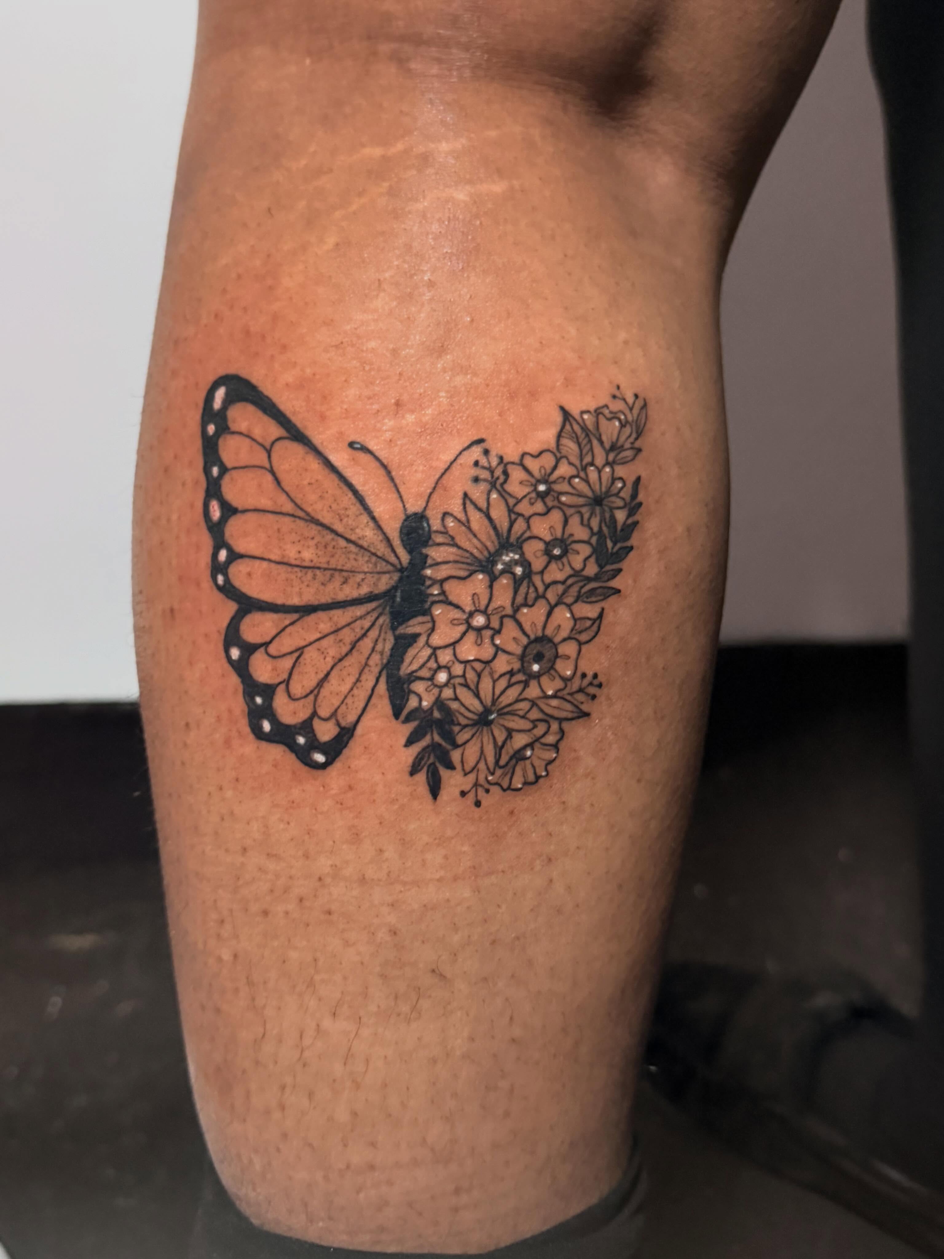 Tattoo by @gabby13tattoos — black_and_grey
