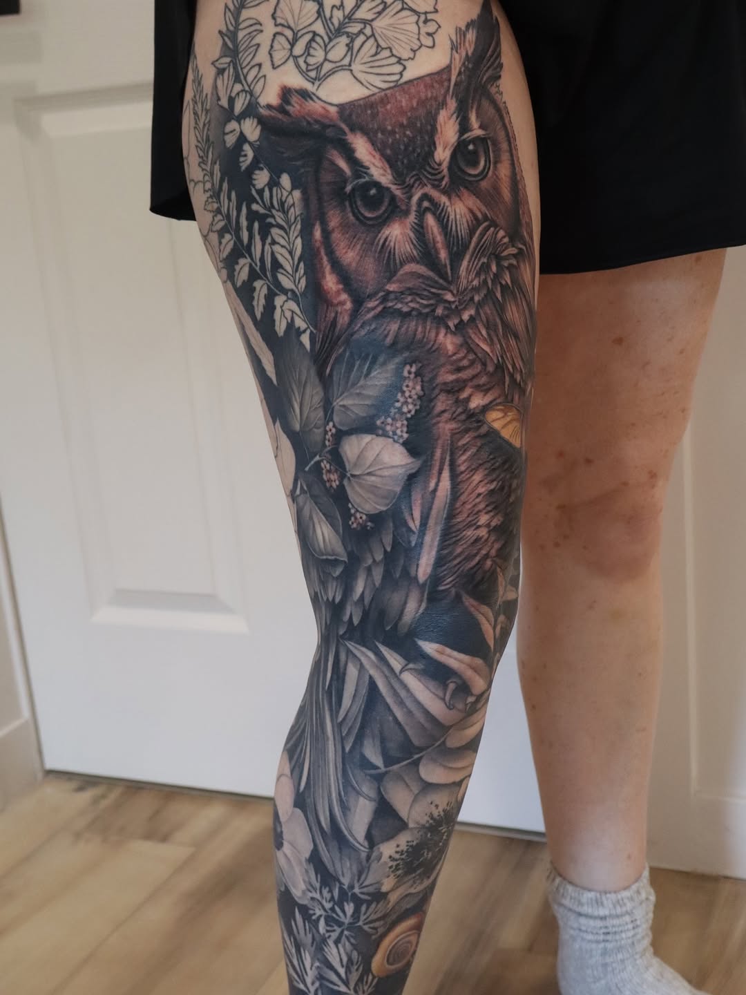 Tattoo by @delaneyink — realism, black_and_grey