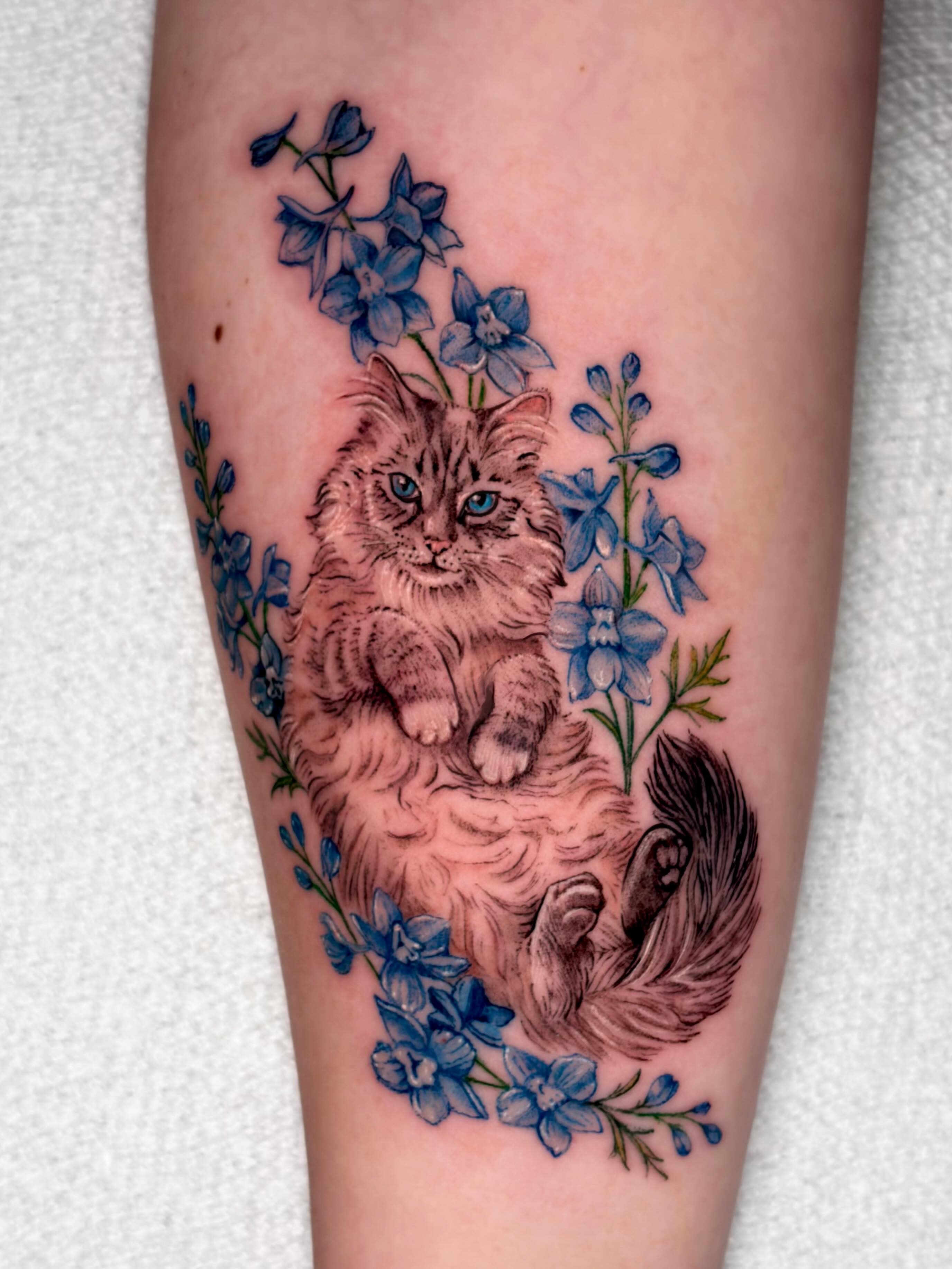 Tattoo by @cherryladyink — realism