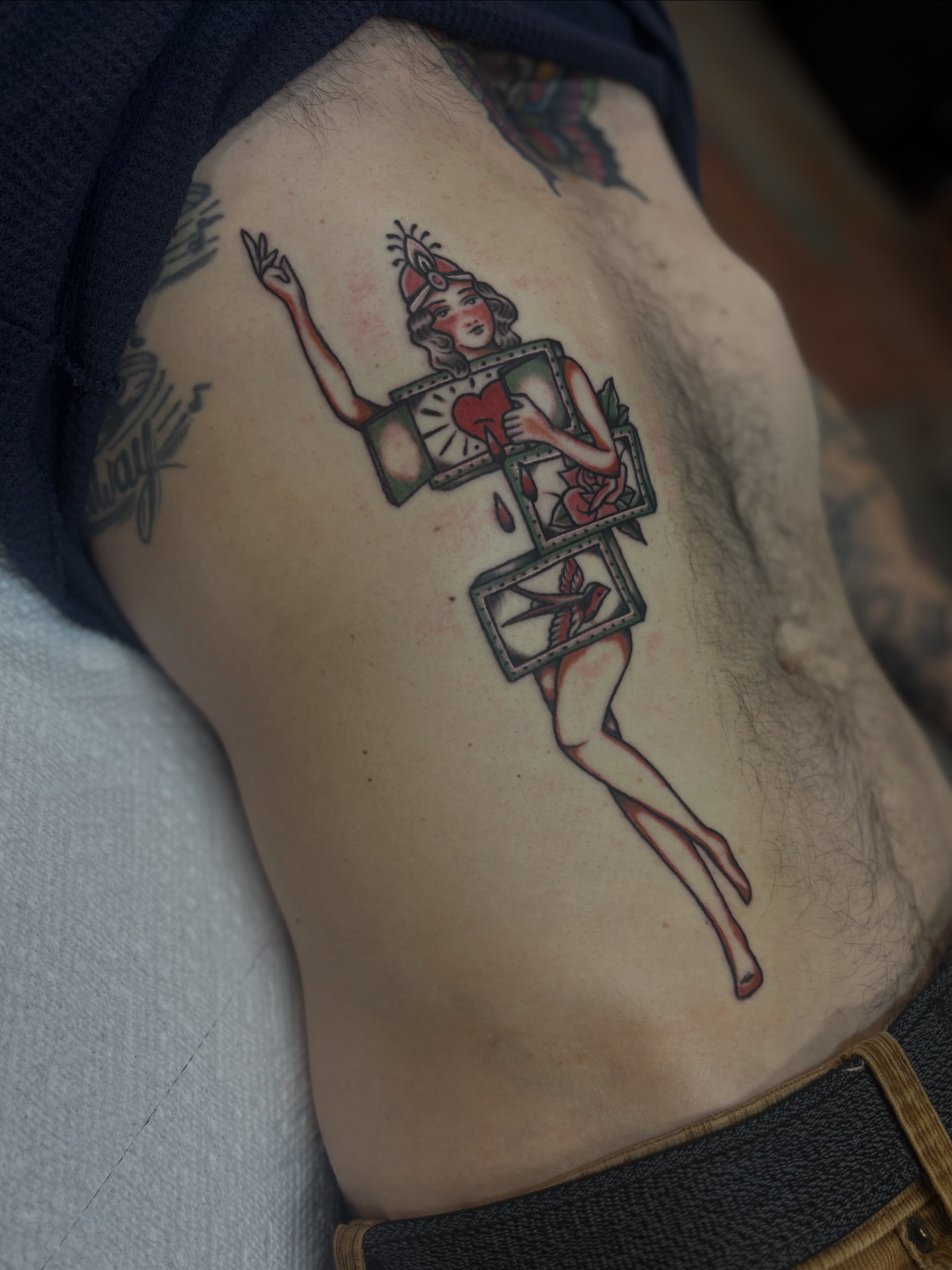 Tattoo by @genevieveink — american_traditional
