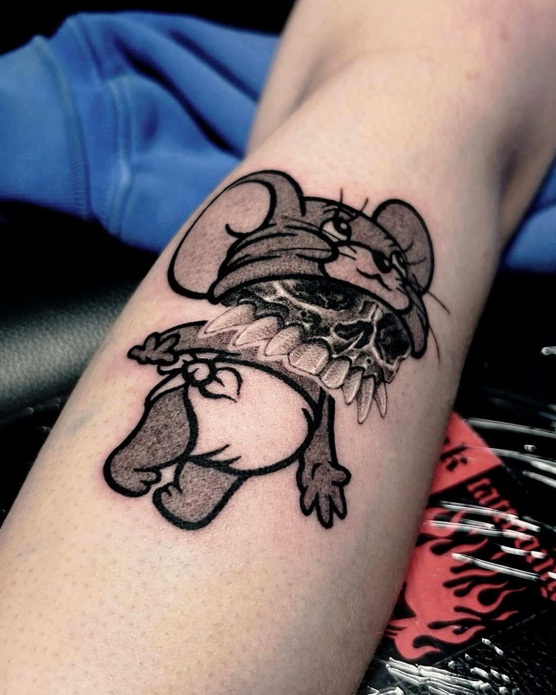 Tattoo by @sailor_solar_ — black_and_grey