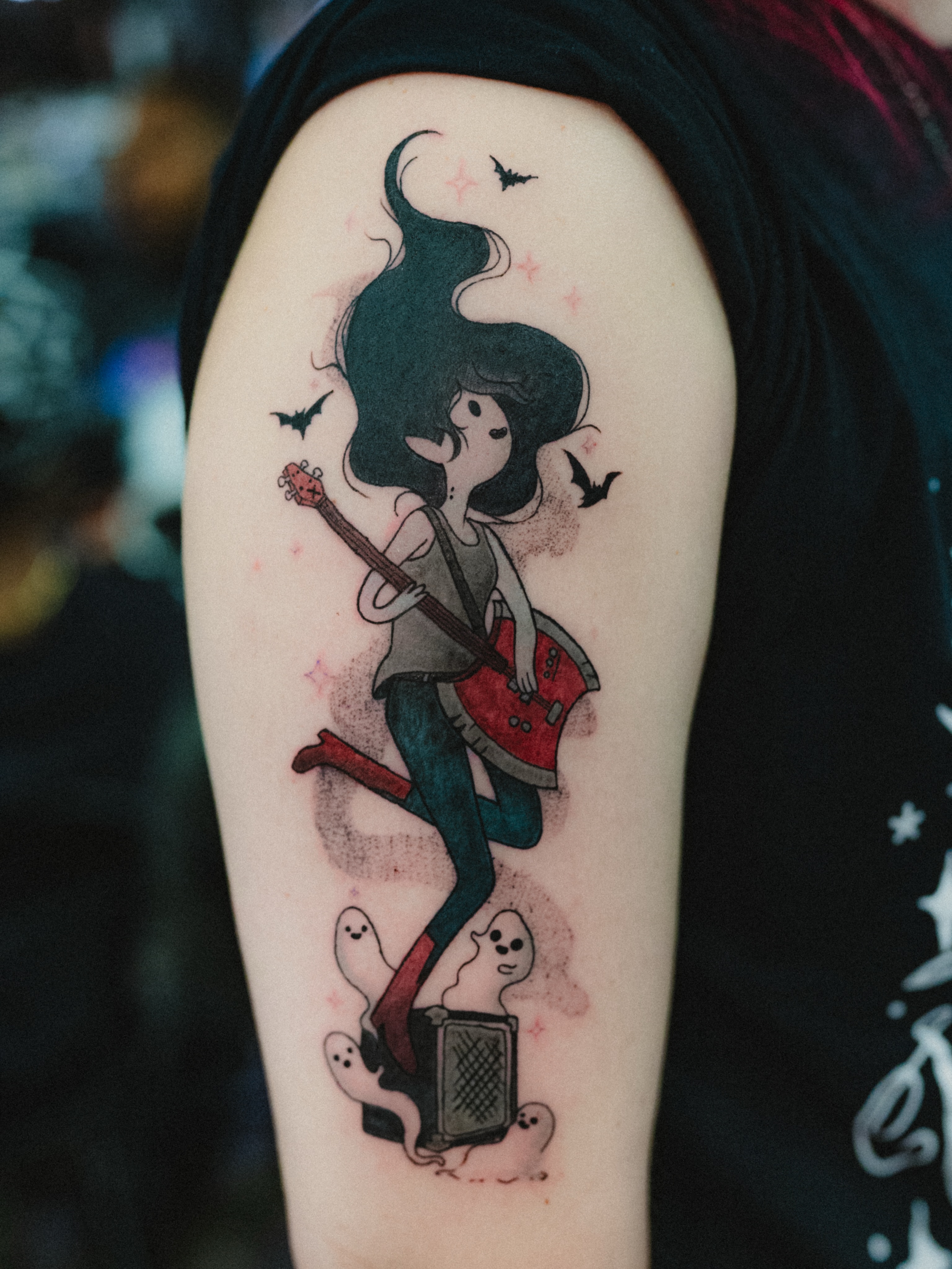 Tattoo by @umbra.inks — illustrative, dotwork