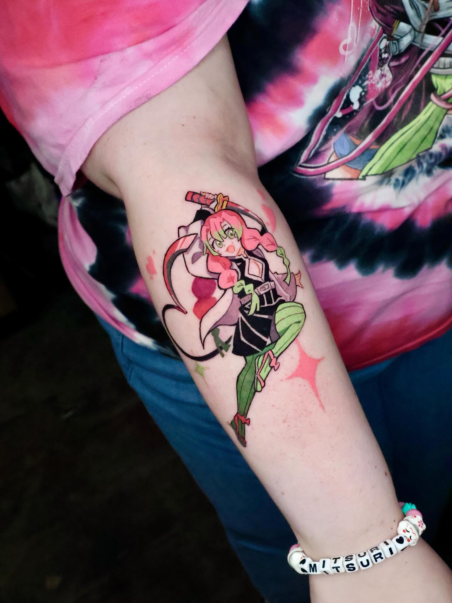 Tattoo by @snowypear_tat — anime