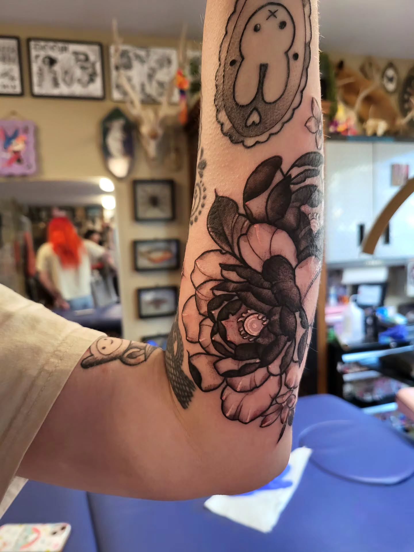 Tattoo by @broken.teeth.tattoos — black_and_grey, realism