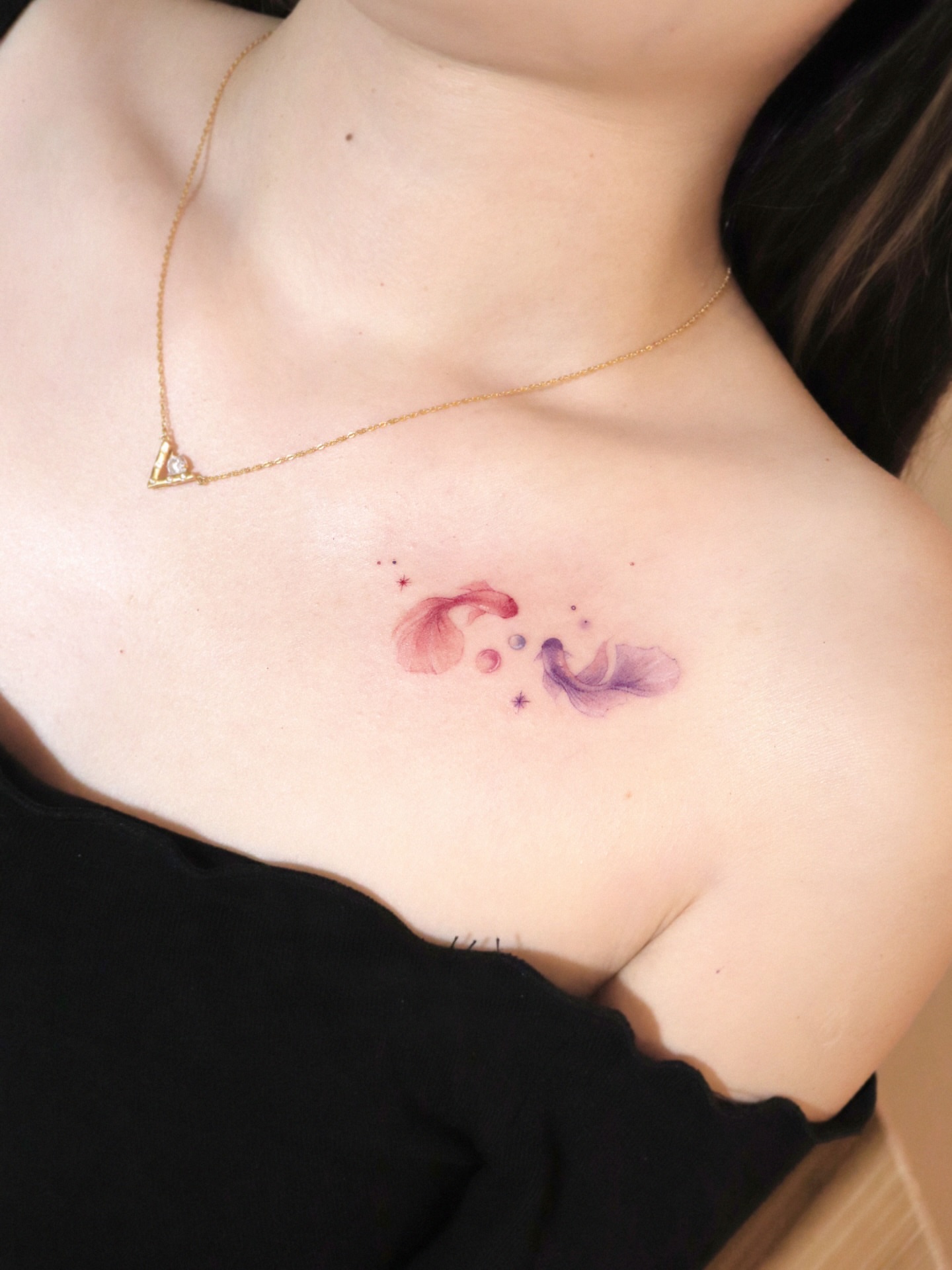 Tattoo by @vanilla__tattoo — watercolor