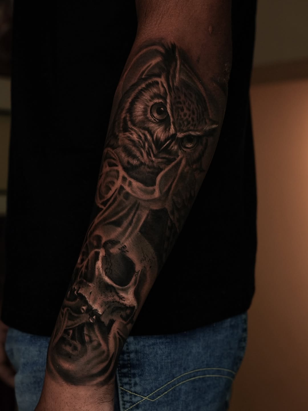 Tattoo by @aistetattoo — realism, black_and_grey