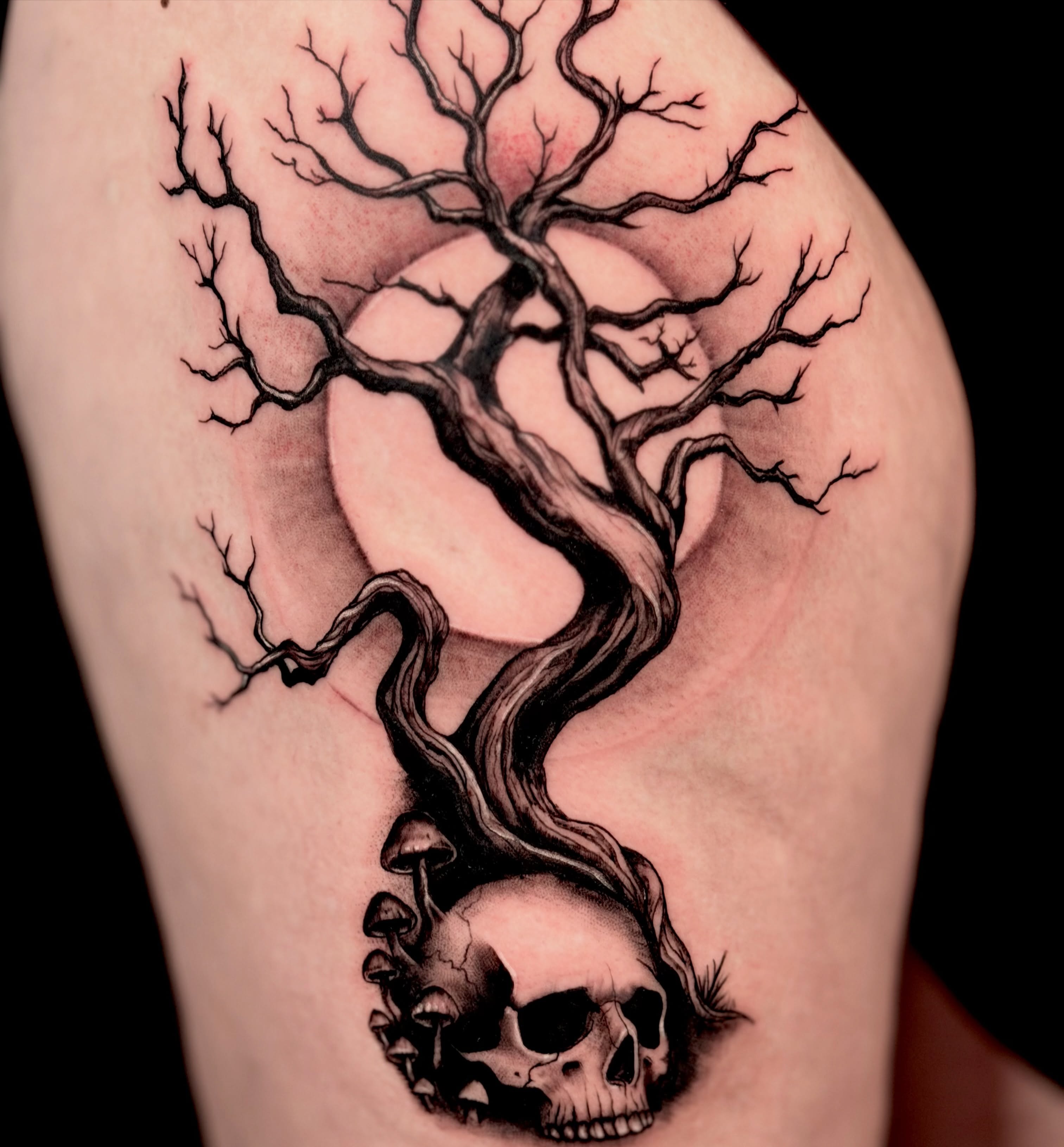 Tattoo by @inked_by_storm_sdt — black_and_grey, realism