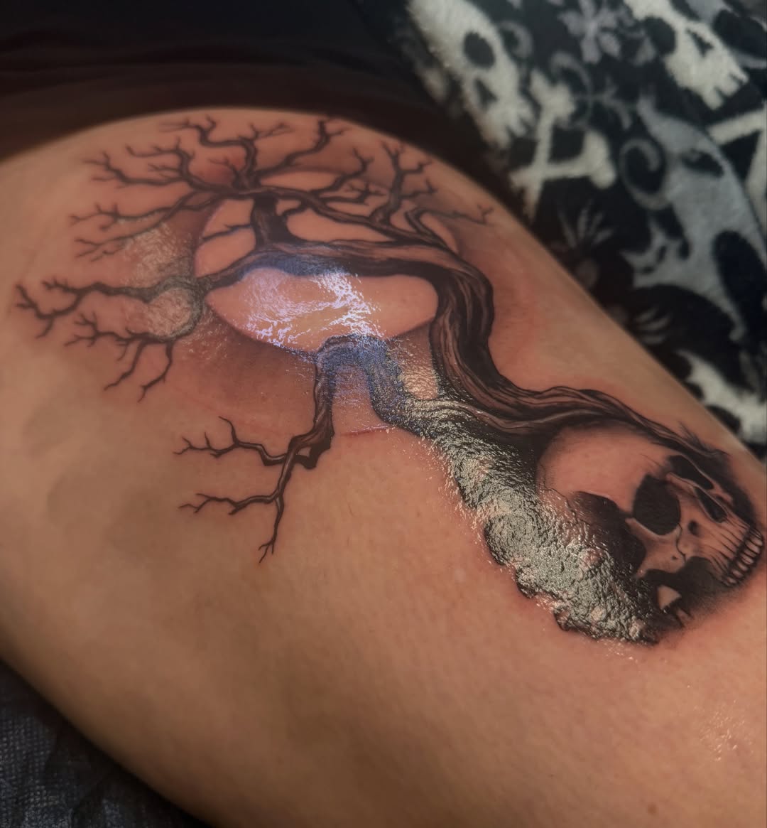Tattoo by @inked_by_storm_sdt — realism, dark_realism