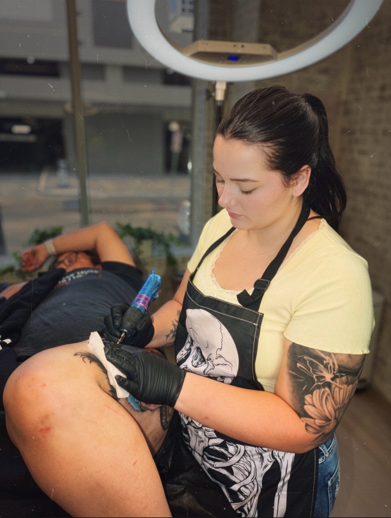 Tattoo by @inked_by_storm_sdt — black_and_grey