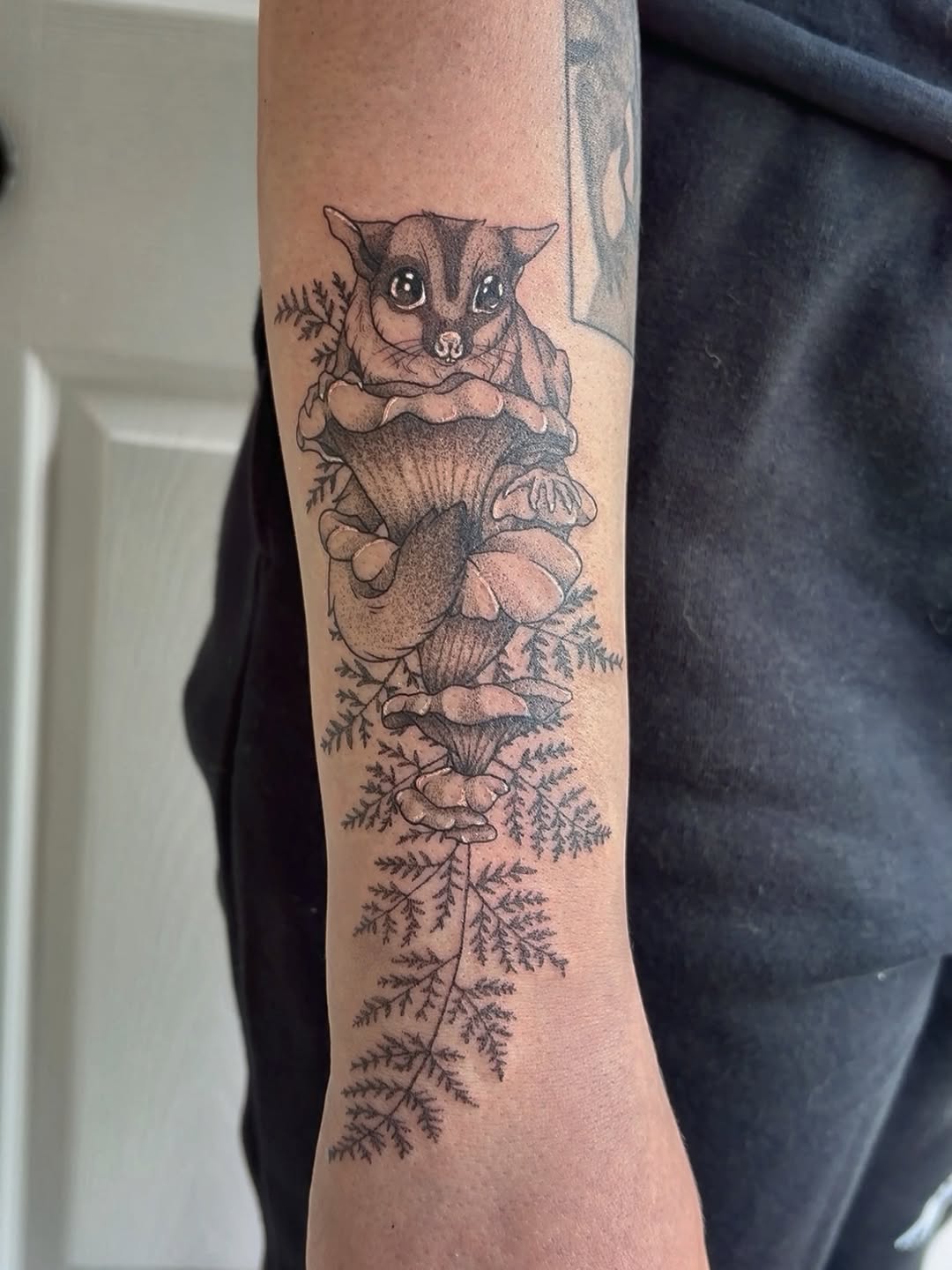 Tattoo by @saber_tooth_tattoo — fine_line, black_and_grey