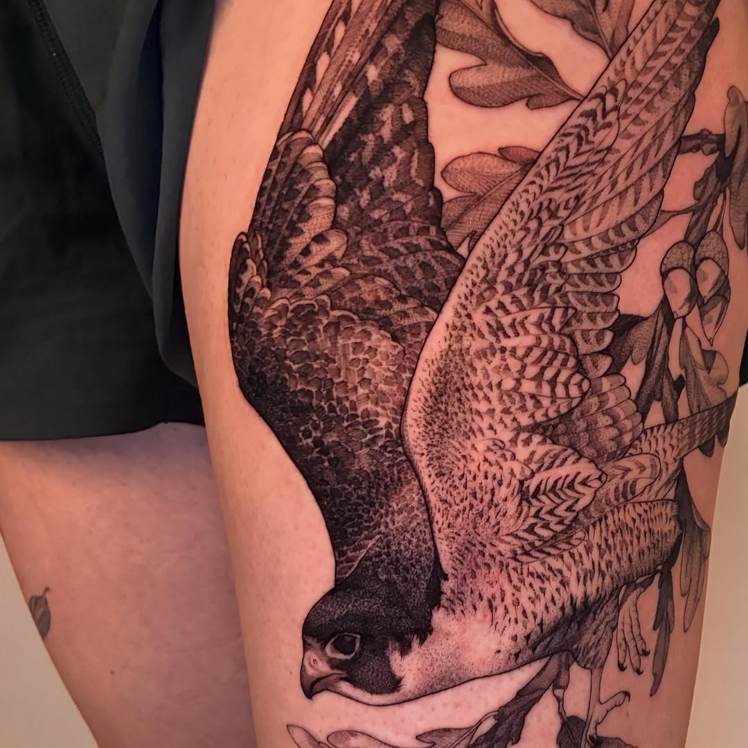 Tattoo work at Hocus Poke-Us Tattoo Convention 2026