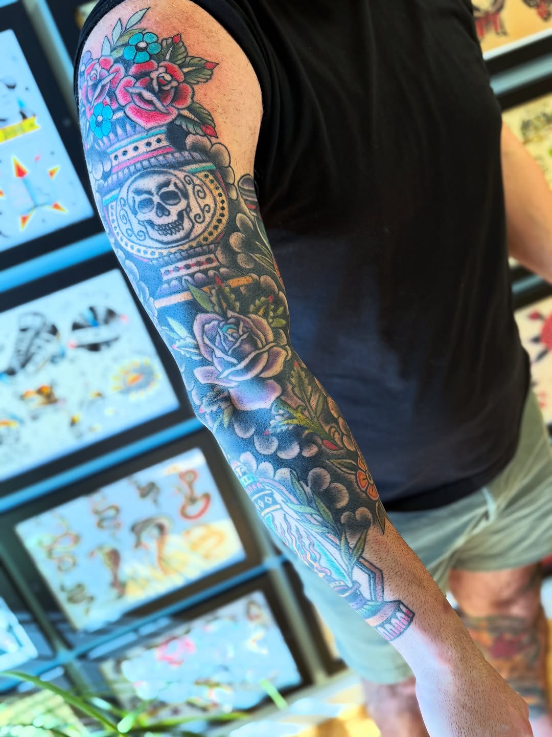 Tattoo by @shannontattooer — american_traditional, neo_traditional