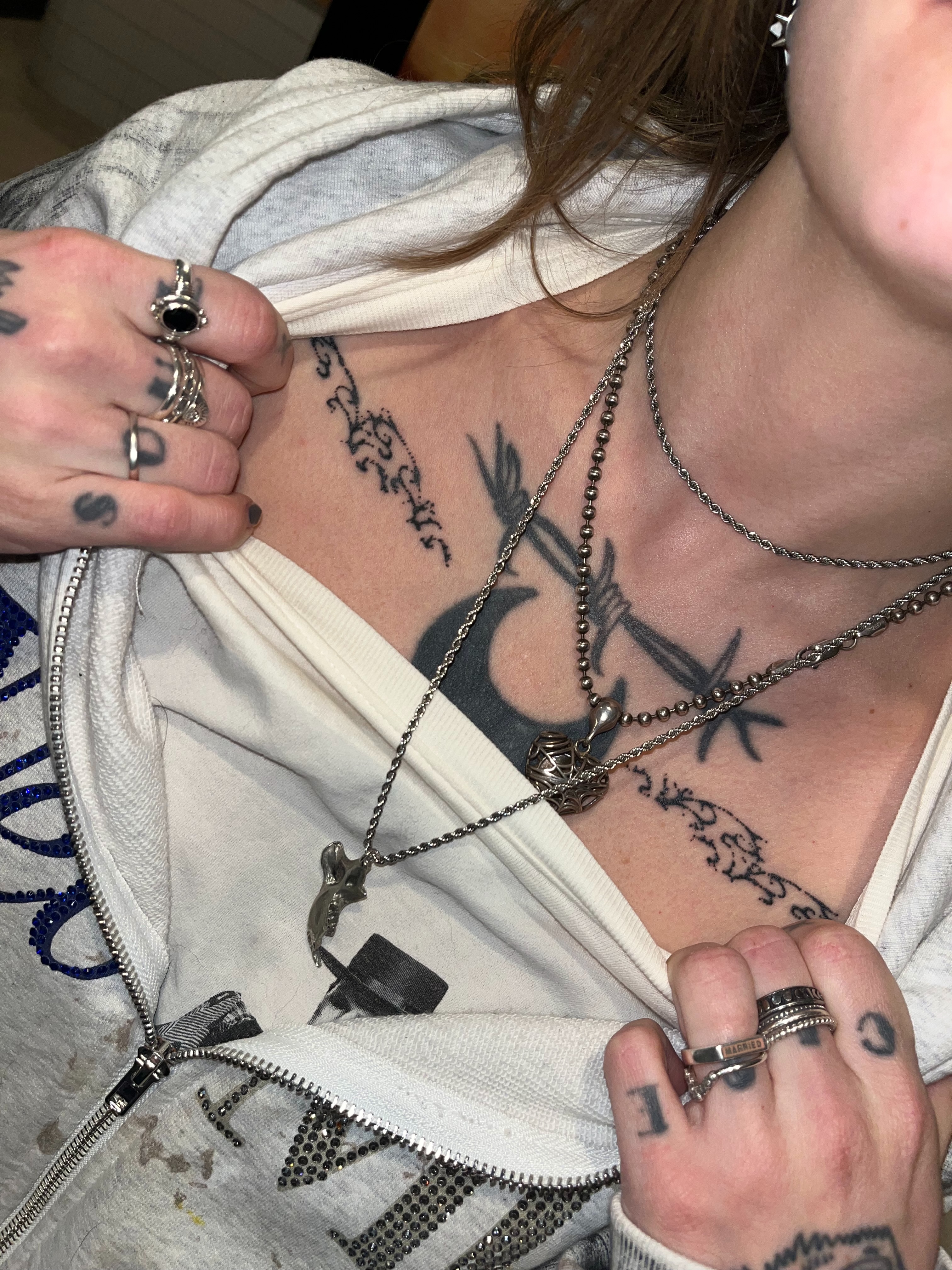 Tattoo by @swamp__slut — black_and_grey