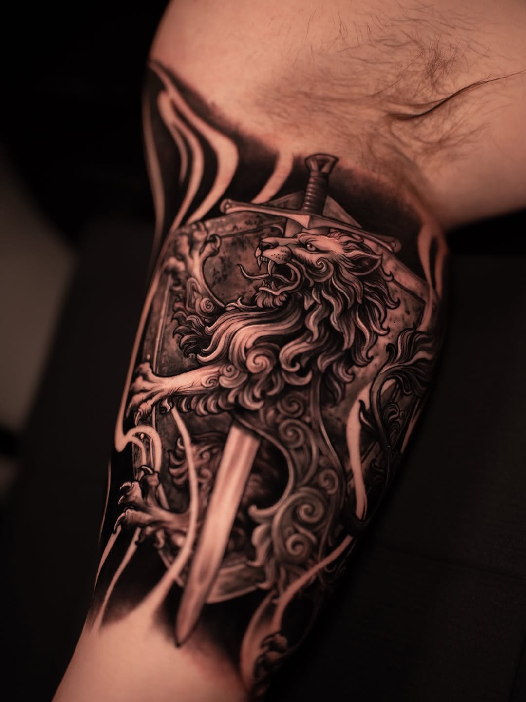 Tattoo by @andretattoostx β realism, black_and_grey