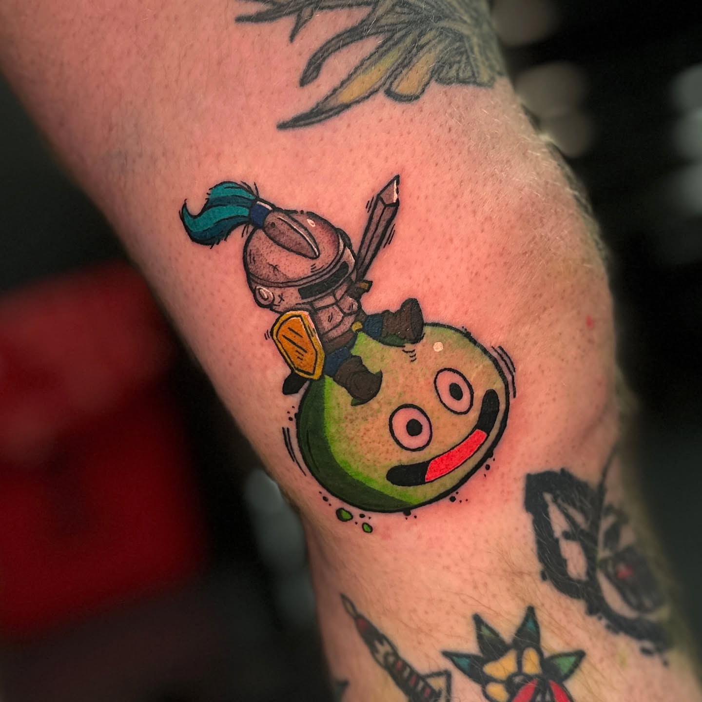 Tattoo by @benicetattoos — dotwork