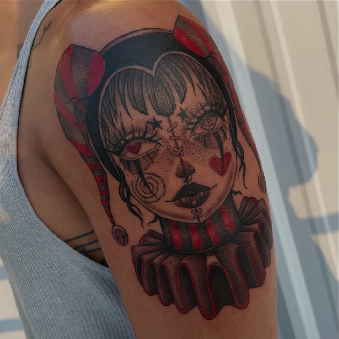 Tattoo by @katstattooth — new_school, dark_realism