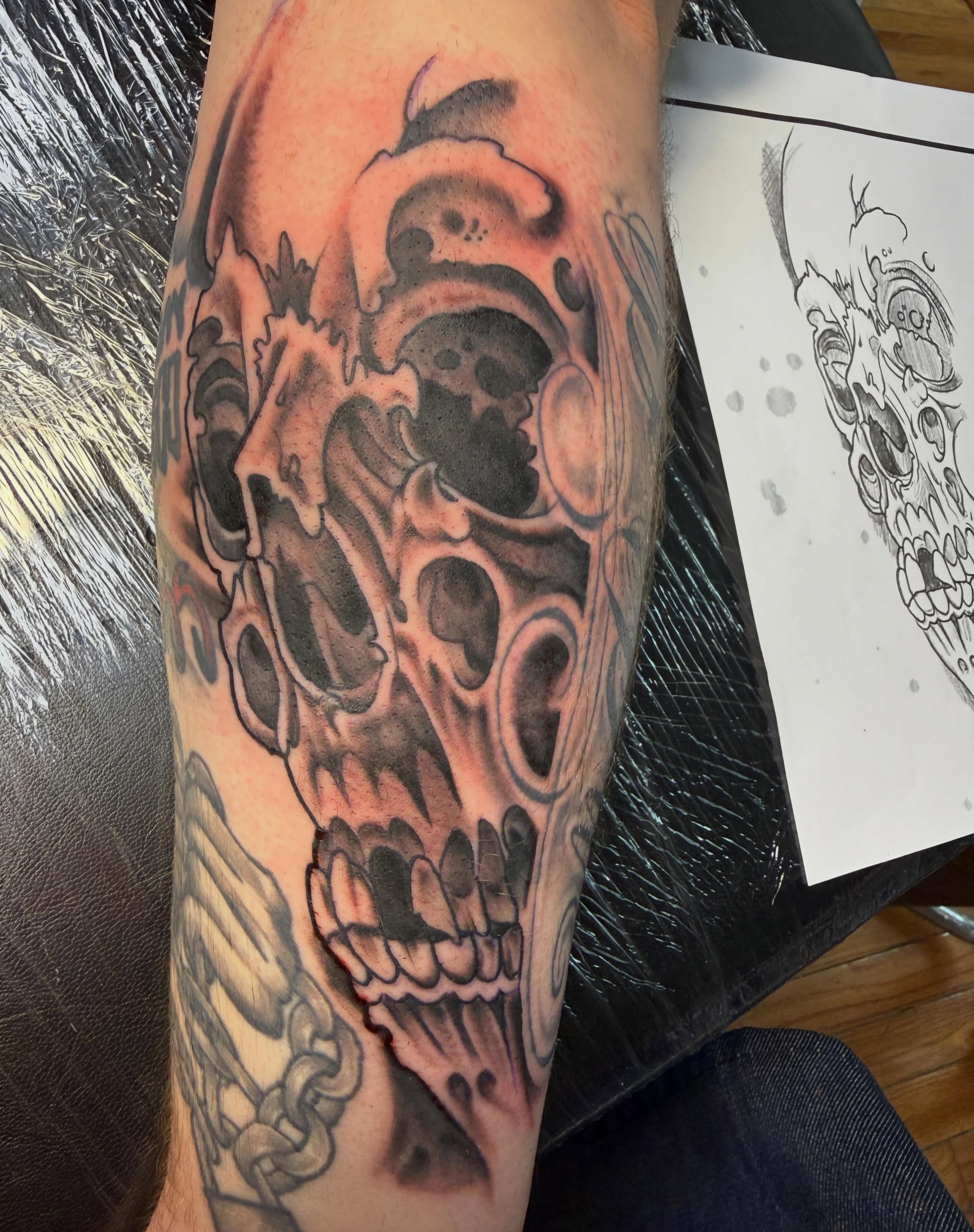 Tattoo by @matt_hodel_tattoo — black_and_grey