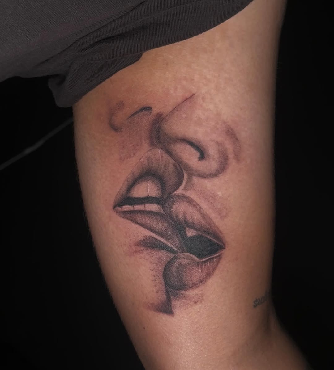 Tattoo by @ninelivestvttoo β realism, black_and_grey