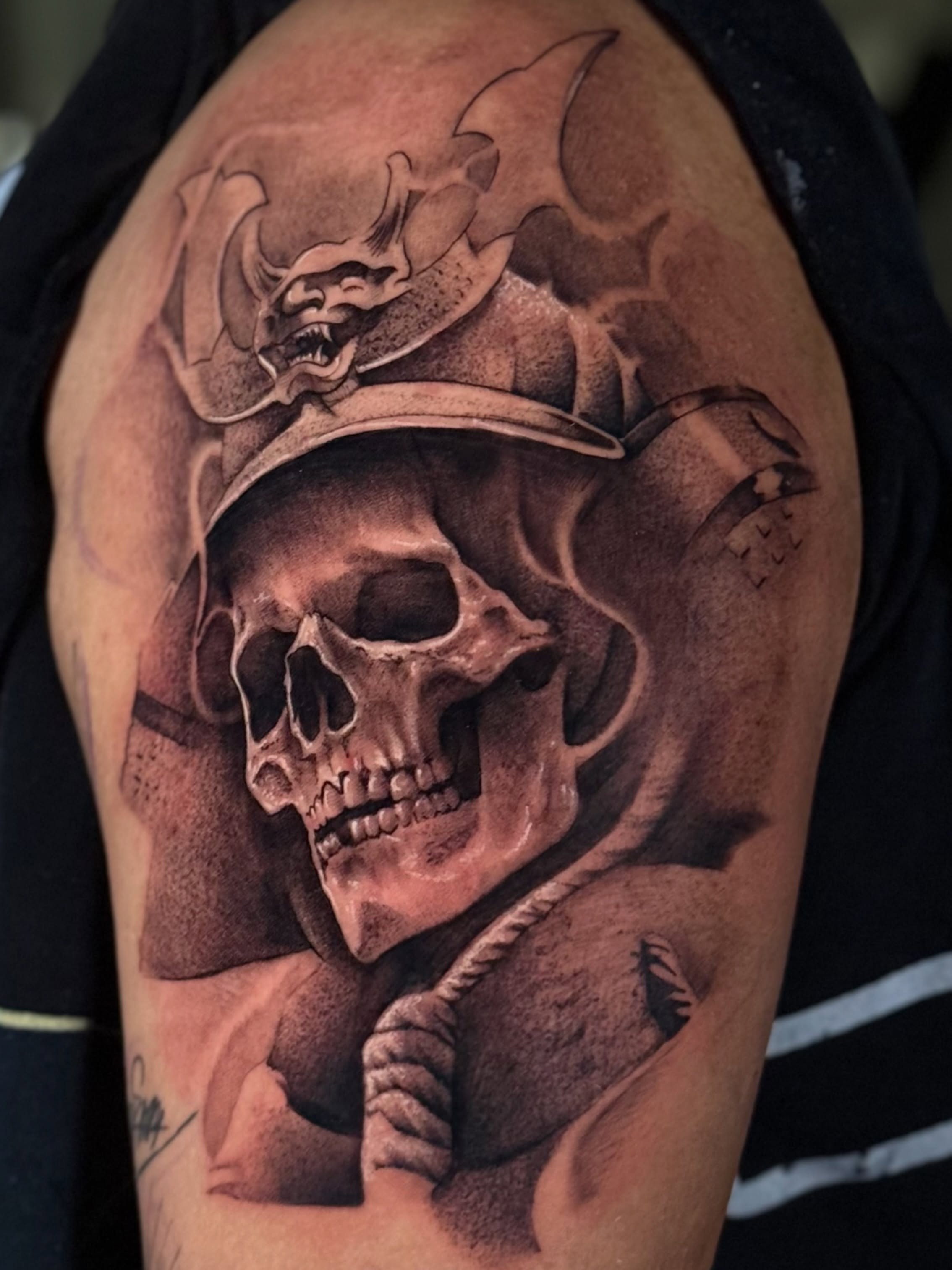 Tattoo by @divineink_nyc — realism, dark_realism