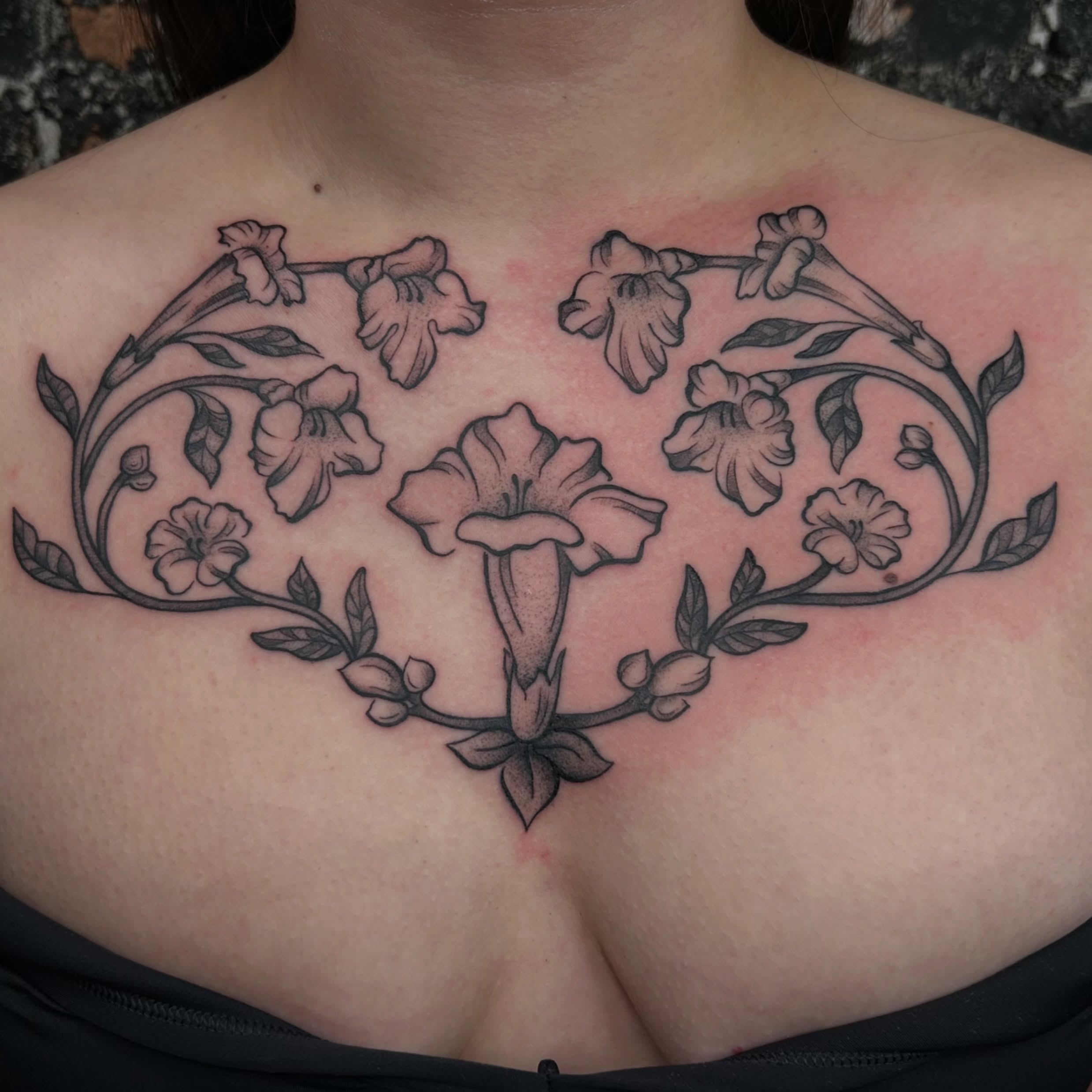 Tattoo by @kikicantdraw โ black_and_grey