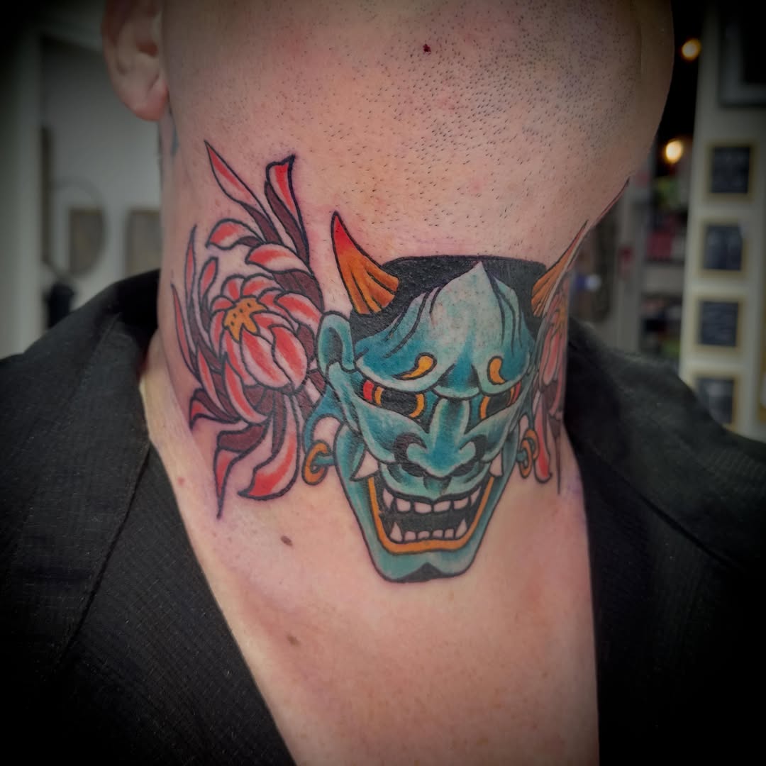 Tattoo by @pansy_ink — american_traditional, japanese_irezumi