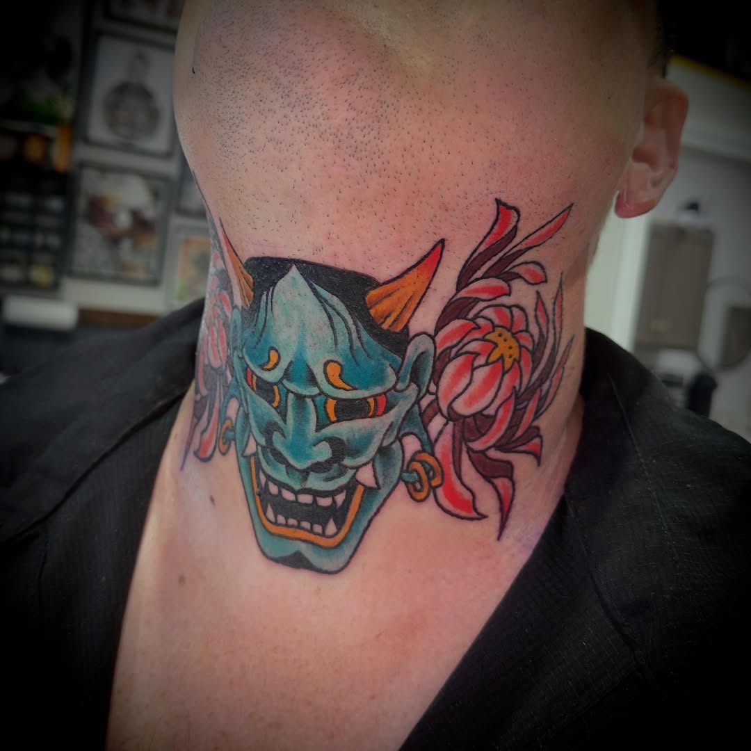 Tattoo by @pansy_ink — american_traditional, japanese_irezumi