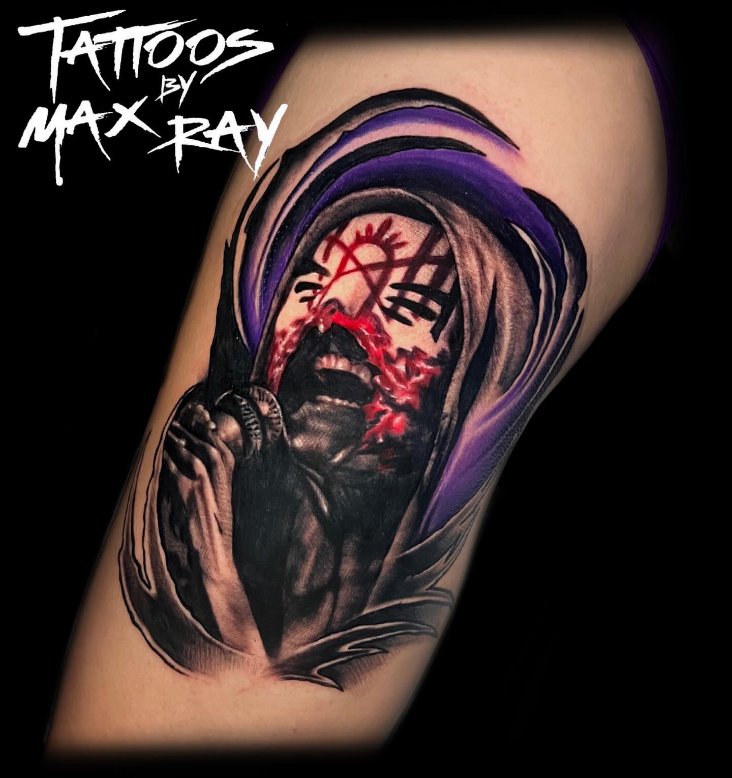 Tattoo by @maxraytattoos — dark_realism
