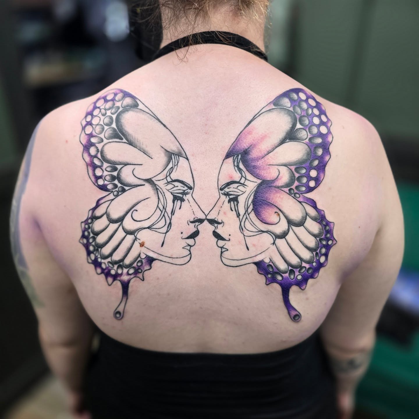 Tattoo by @dark_altar_tattoo — dotwork, surrealism