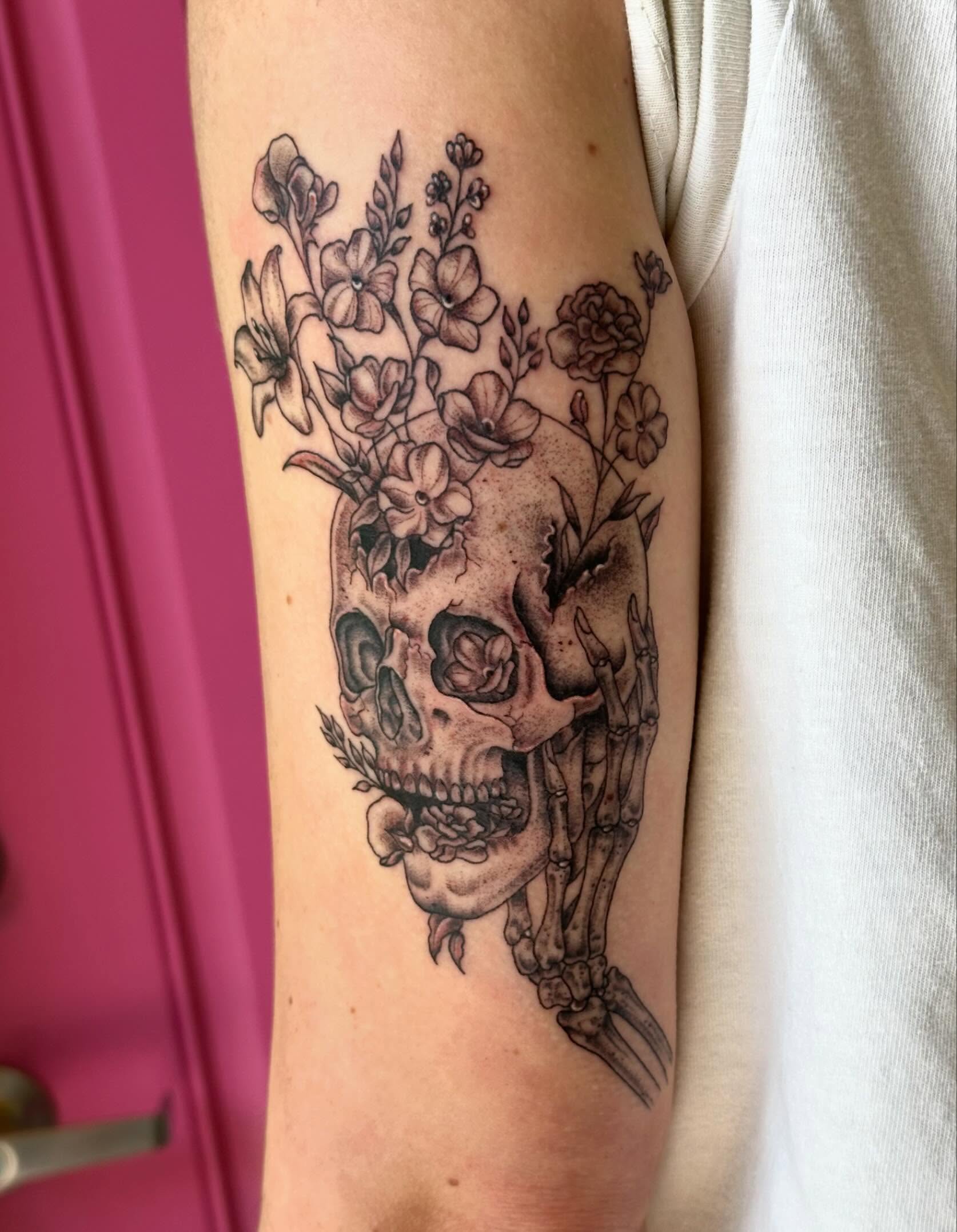 Tattoo by @fkkingwickedtattoos — black_and_grey, realism