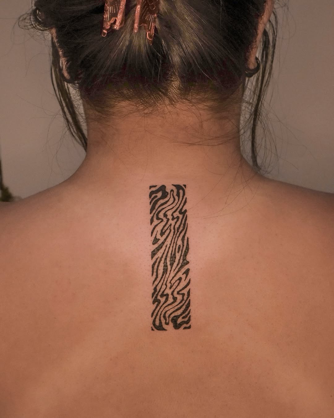 Abstract pattern ornamental tattoo on the back by ❖ Tomi ❖