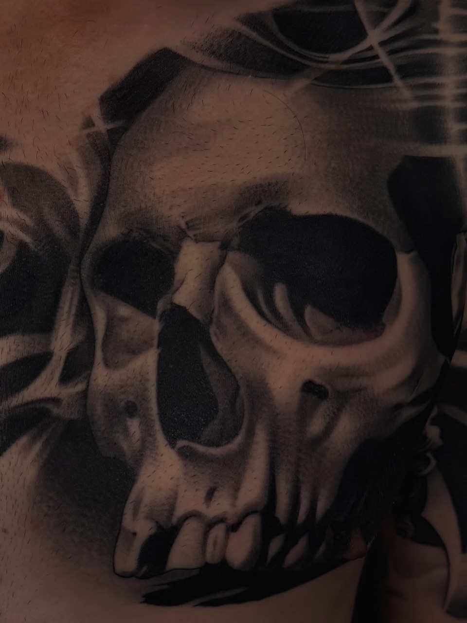 Tattoo by @xaviersalinastats β realism, black_and_grey