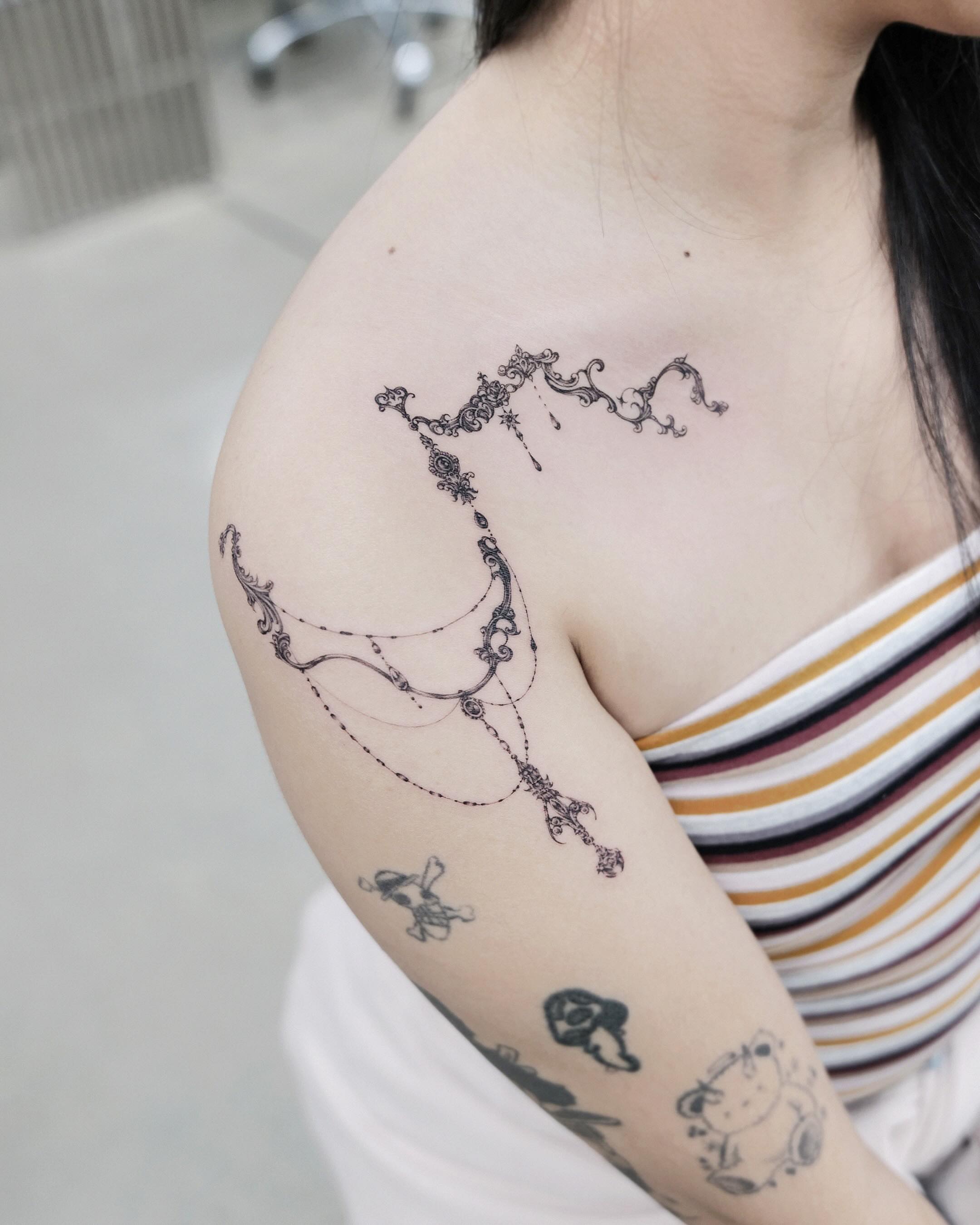 Tattoo by @aebak_tattoo — fine_line, ornamental