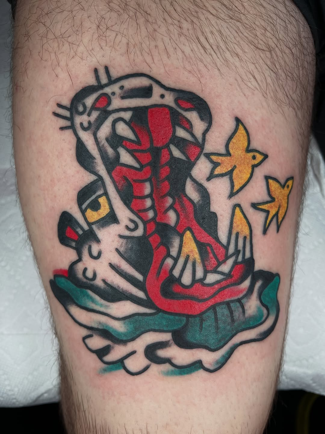 Tattoo by @joecorraltattooer — american_traditional