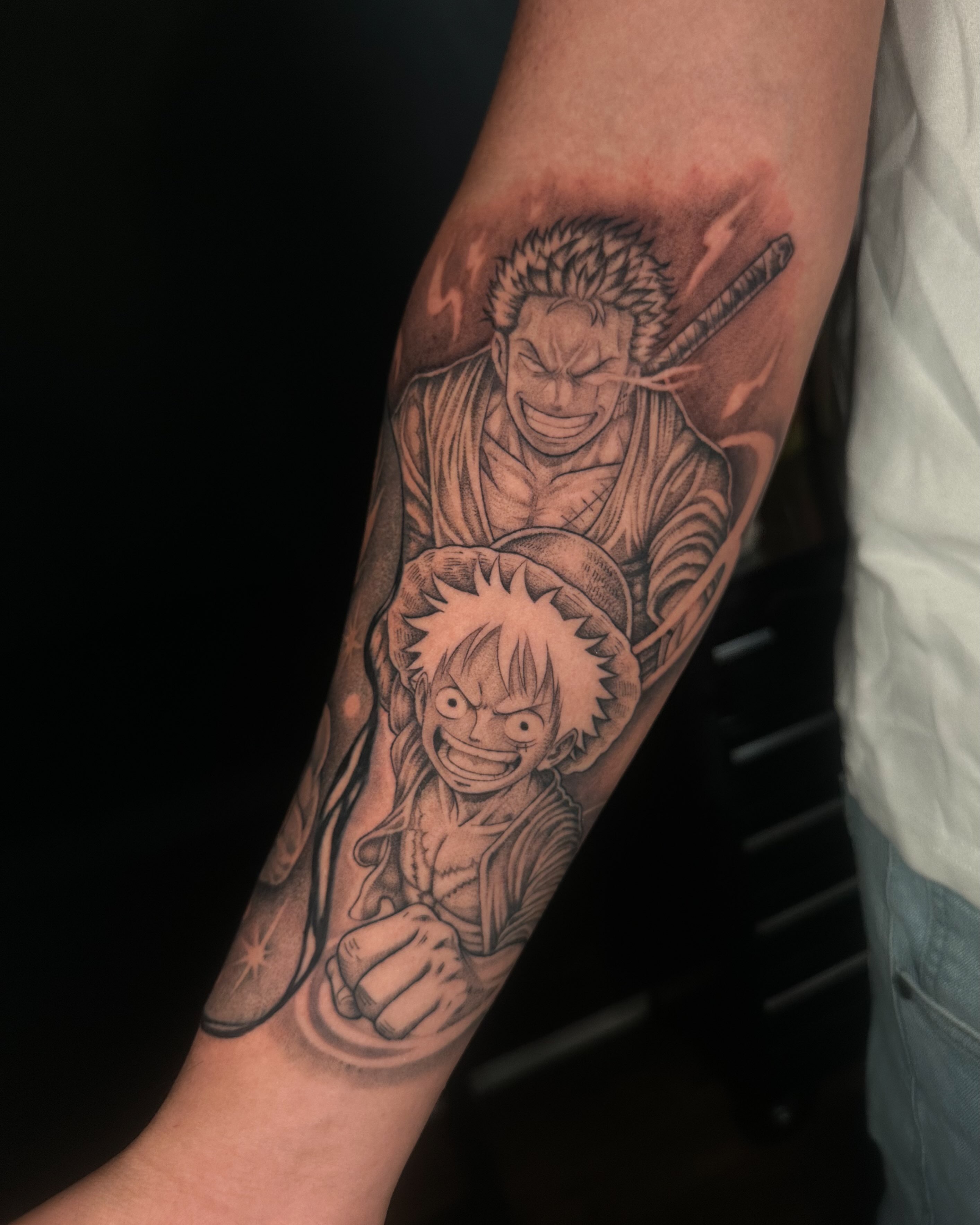 Tattoo by @davidlayhere โ anime
