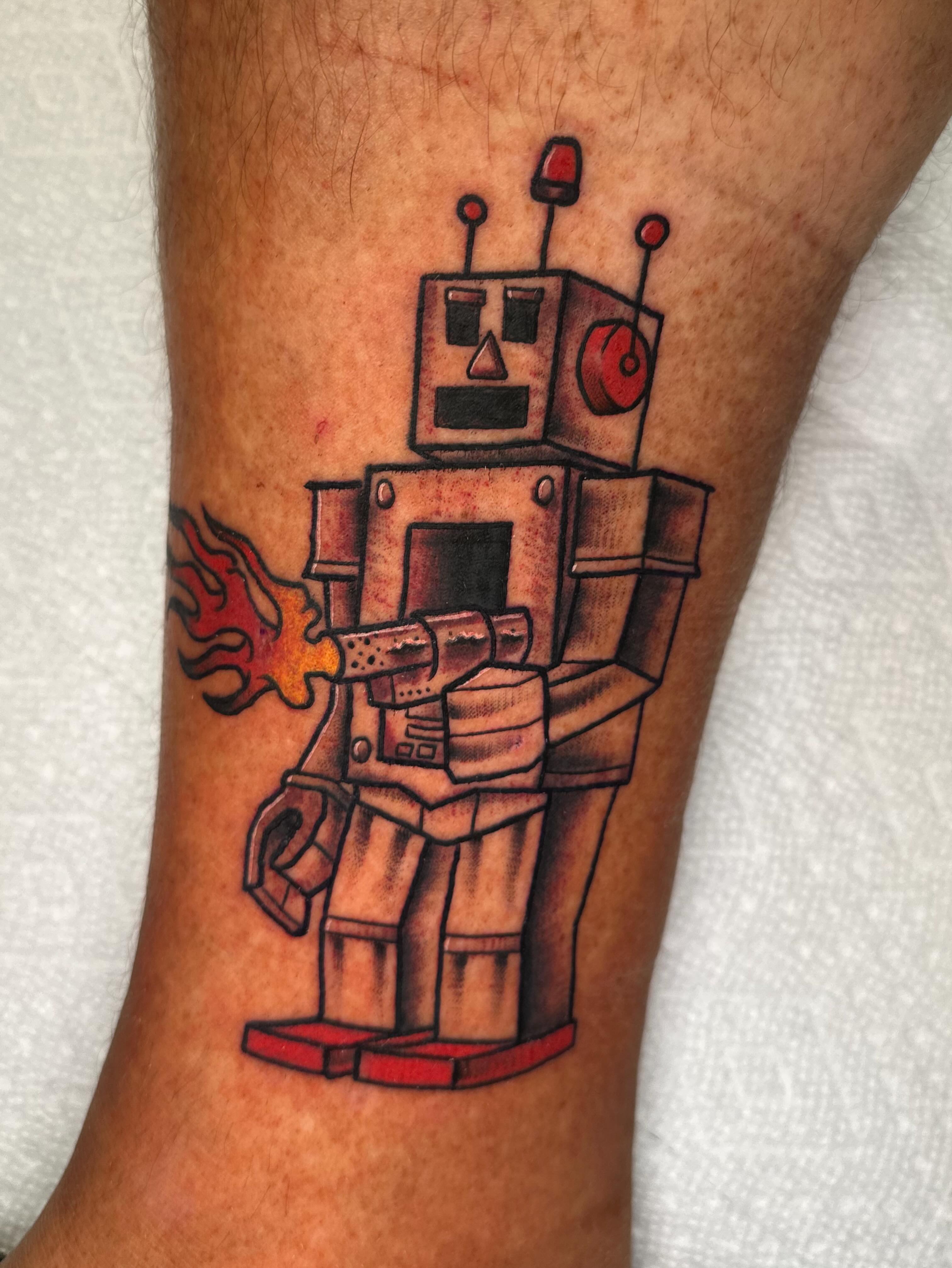 Tattoo by @ethanjester_tattoos — geometric