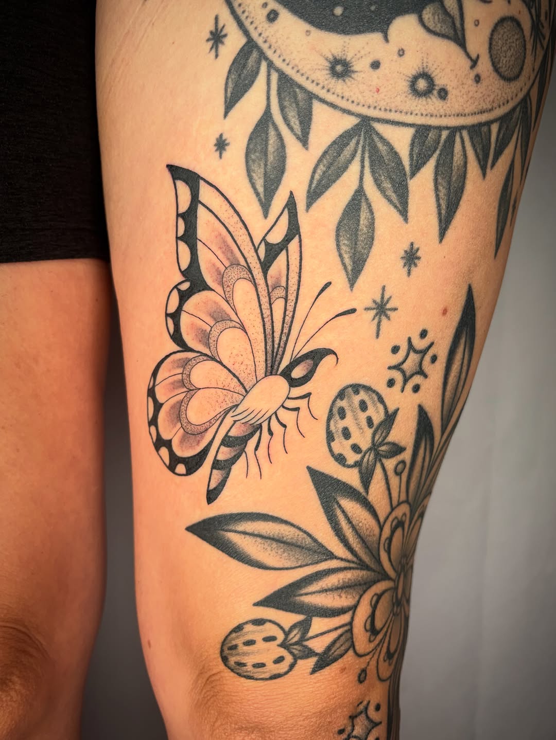 Tattoo by @bacontattoos — american_traditional, black_and_grey