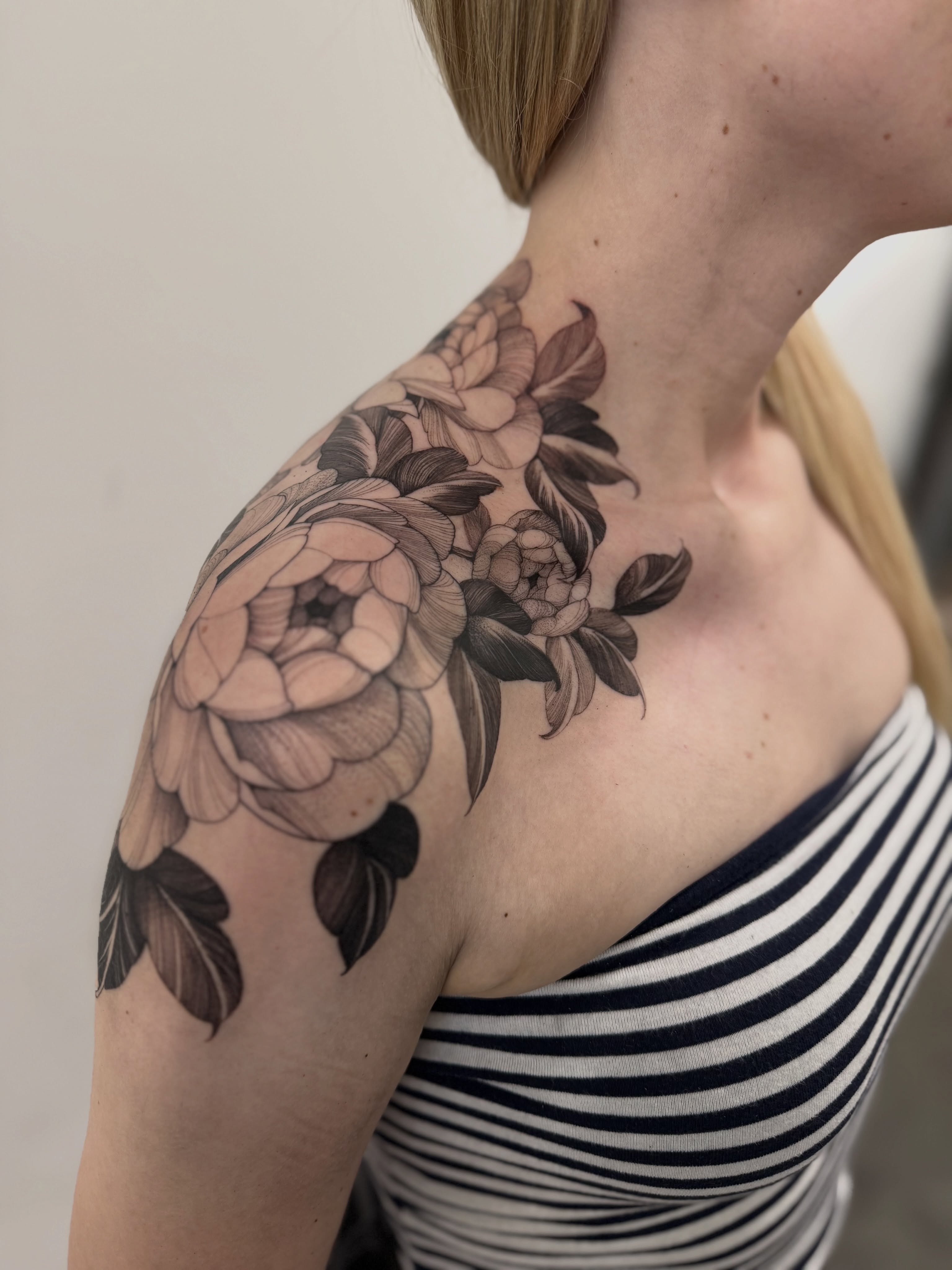 Tattoo by @miketa_tattoo — black_and_grey