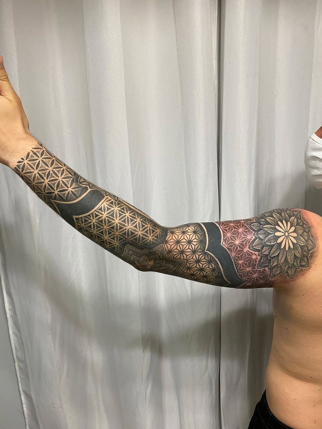 Tattoo by @austincpratttattoo — geometric, blackwork
