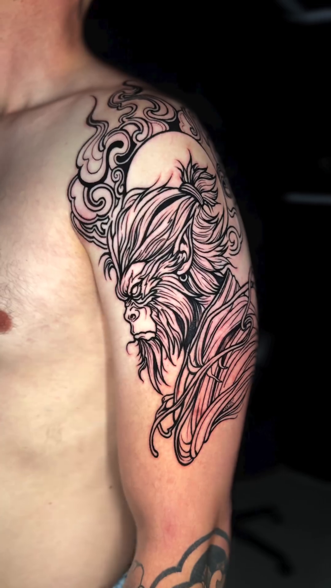 Tattoo by @jhankoreyes_arts — black_and_grey, realism