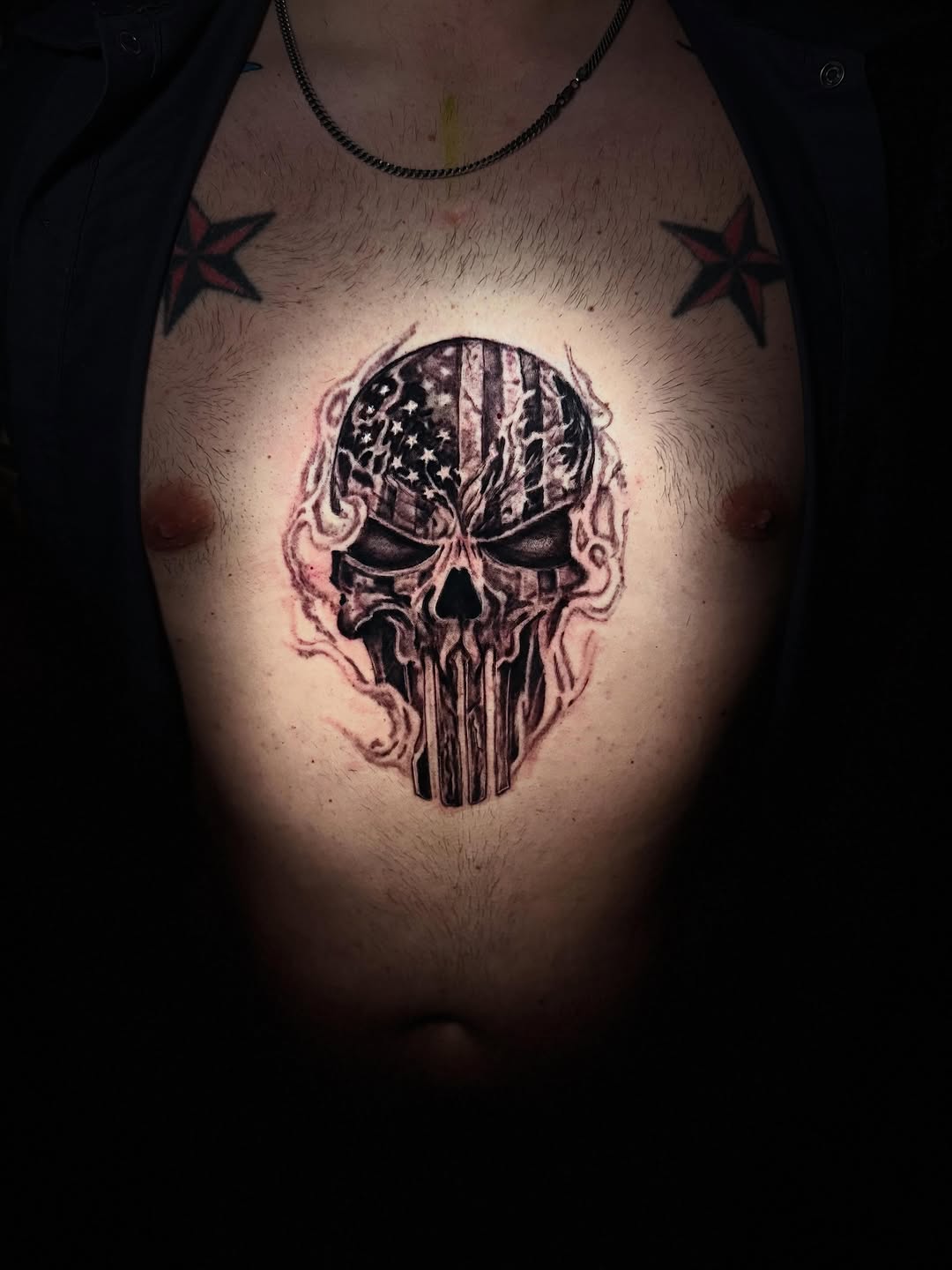 Tattoo by @justnic_ink13 — black_and_grey, realism
