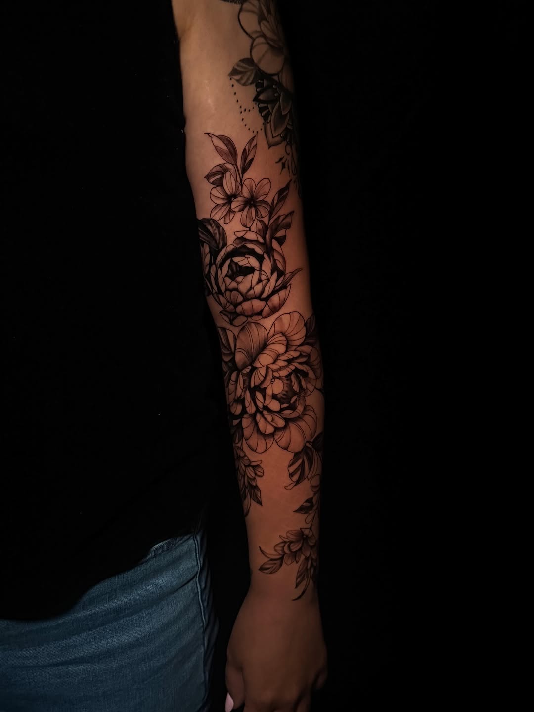 Tattoo by @justnic_ink13 — black_and_grey, fine_line