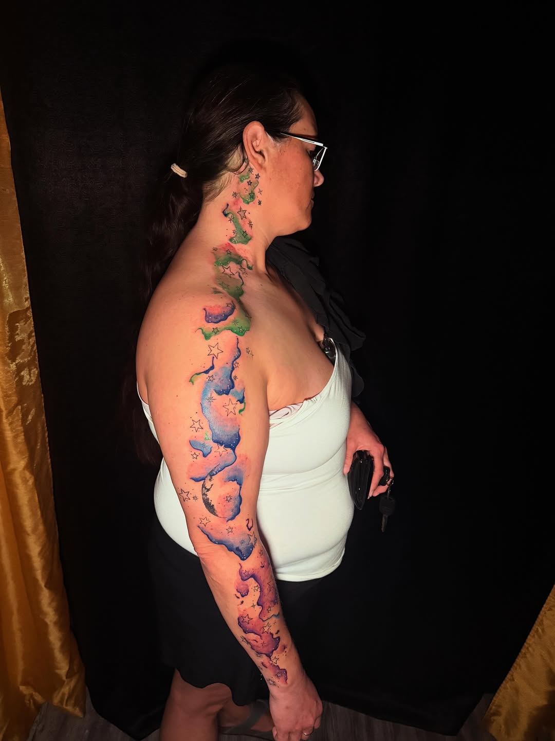 Tattoo by @justnic_ink13 — watercolor, fine_line