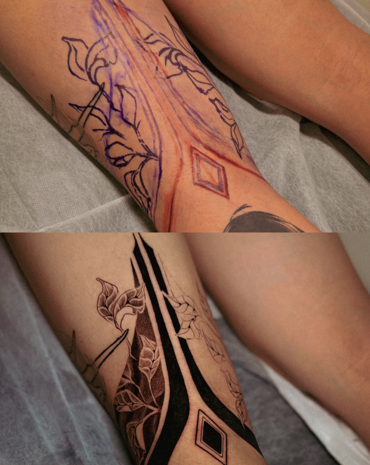 Tattoo by @marytattooing — black_and_grey