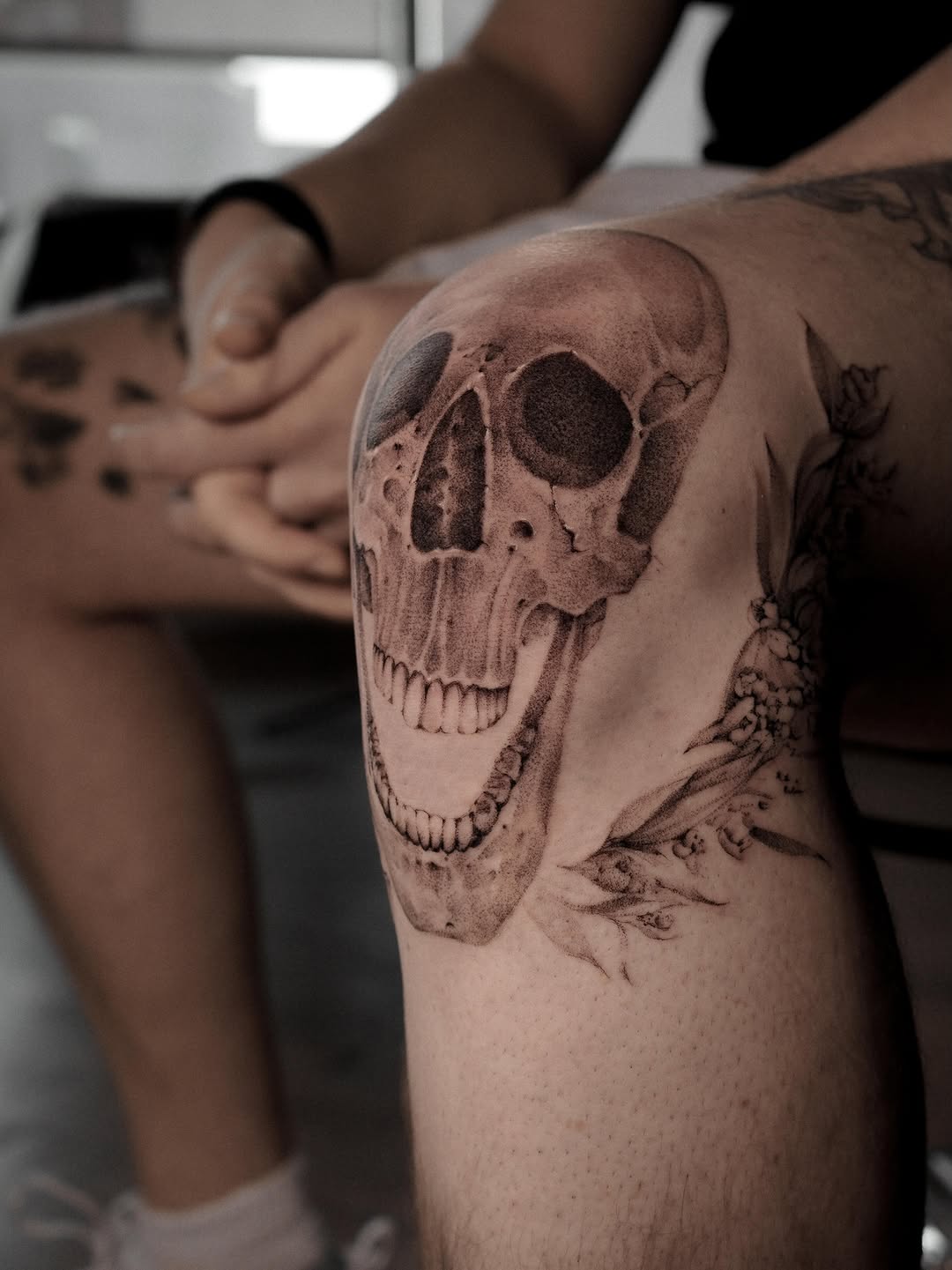 Tattoo by @blackworknyc β realism, dotwork