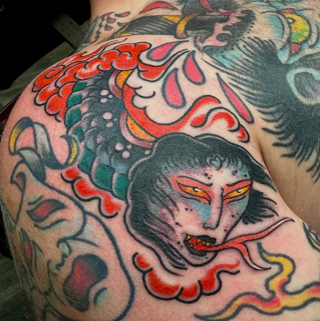 Tattoo by @devinspenny — japanese_irezumi, neo_traditional