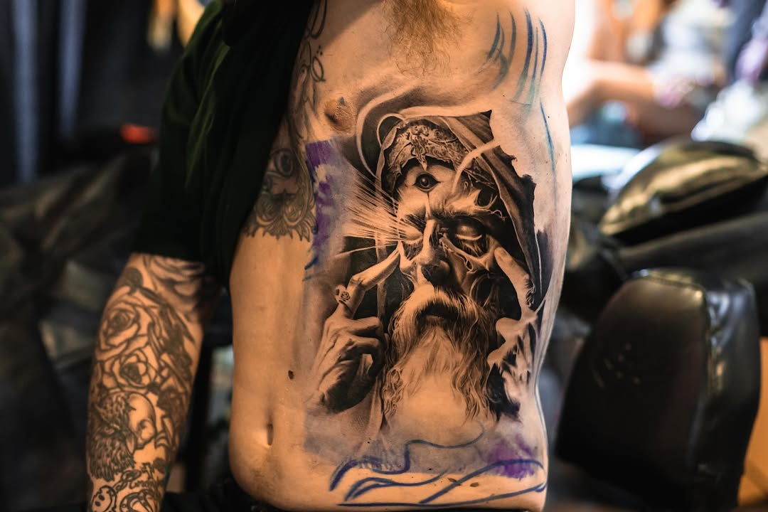 Tattoo by @isaacroque_ — realism, black_and_grey
