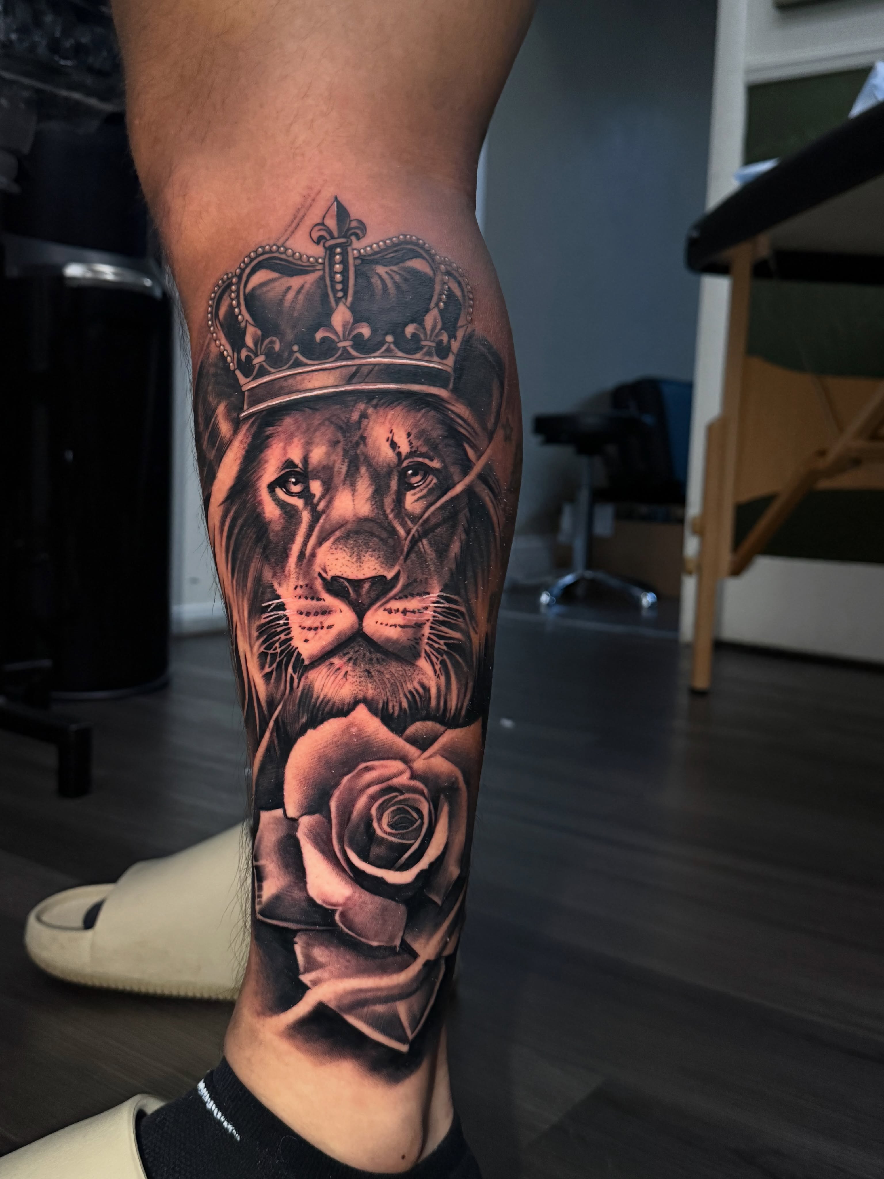 Tattoo by @tattoosbygonzo530 — realism, black_and_grey