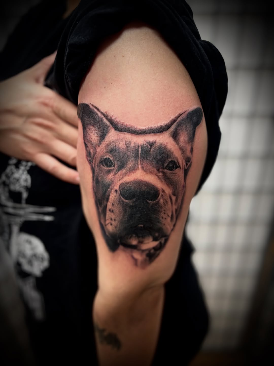 Tattoo by @eastofnoir — realism, black_and_grey